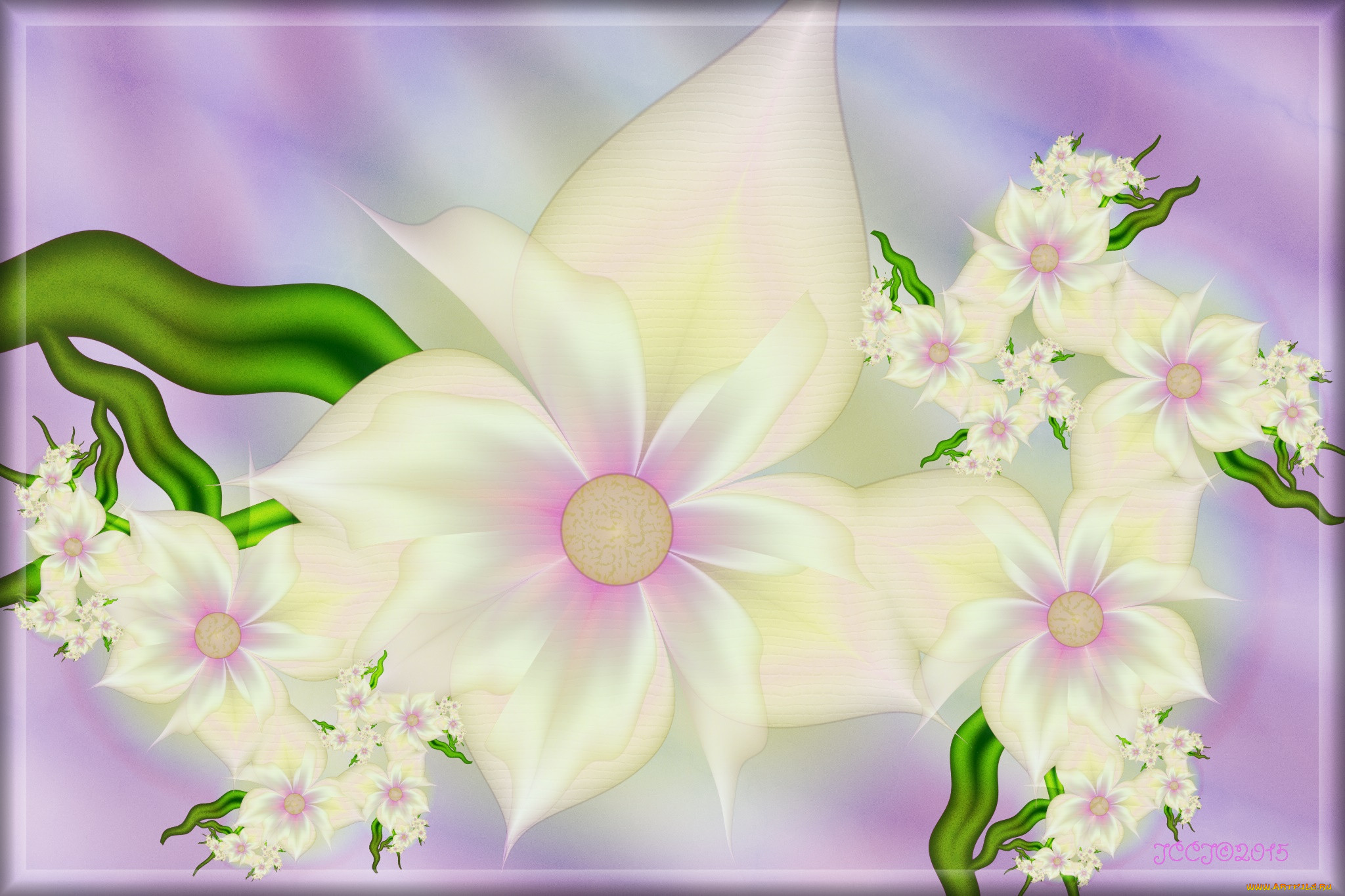 3 ,  , flowers, , , , 
